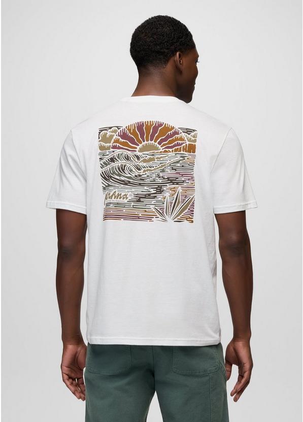 prAna Beaches n Dreams Short Sleeve Tee, Color: Soft White, image 2