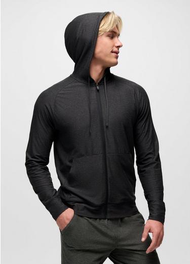 Altitude Tracker Light Full-Zip Hoodie, Color: Black Heather, image 16