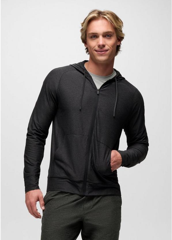 Altitude Tracker Light Full-Zip Hoodie, Color: Black Heather, image 1