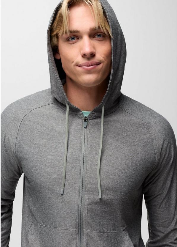 Altitude Tracker Light Full-Zip Hoodie, Color: Medium Heather Grey, image 3