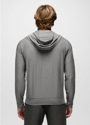 Altitude Tracker Light Full-Zip Hoodie, Color: Medium Heather Grey, image 6