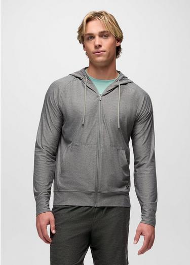 Altitude Tracker Light Full-Zip Hoodie, Color: Medium Heather Grey, image 5