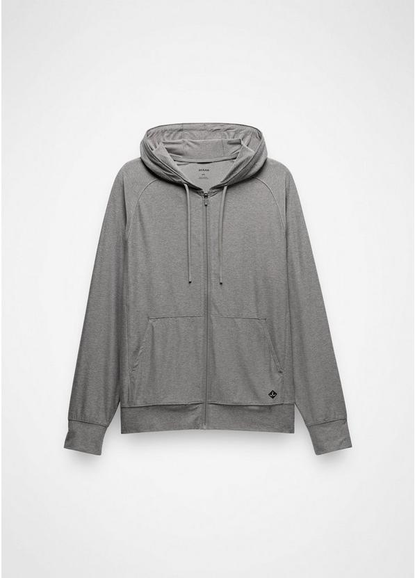 Altitude Tracker Light Full-Zip Hoodie, Color: Medium Heather Grey, image 6