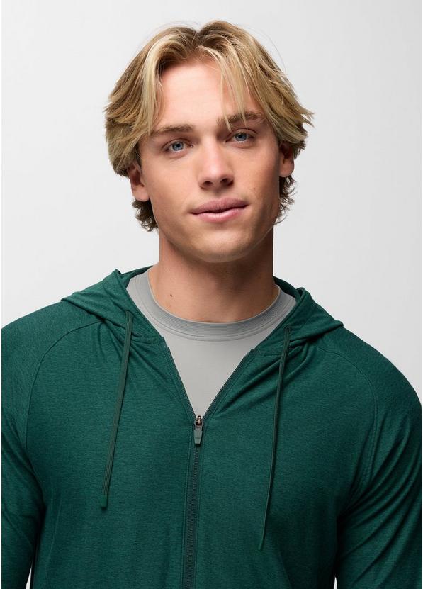 Altitude Tracker Light Full-Zip Hoodie, Color: Root Green Heather, image 4