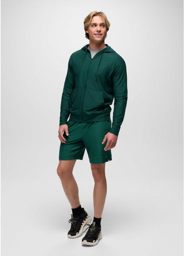 Altitude Tracker Light Full-Zip Hoodie, Color: Root Green Heather, image 5