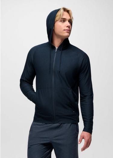 Altitude Tracker Light Full-Zip Hoodie, Color: Nautical Heather, image 12