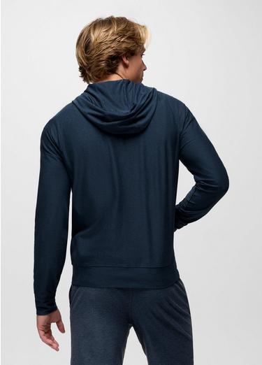 Altitude Tracker Light Full-Zip Hoodie, Color: Nautical Heather, image 10