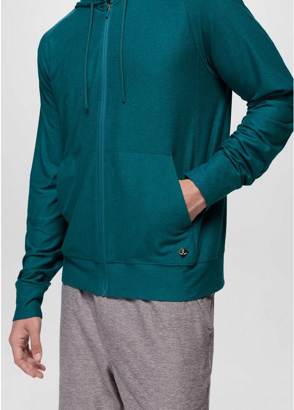 Altitude Tracker Light Full-Zip Hoodie, Color: Blue Coral Heather, image 4