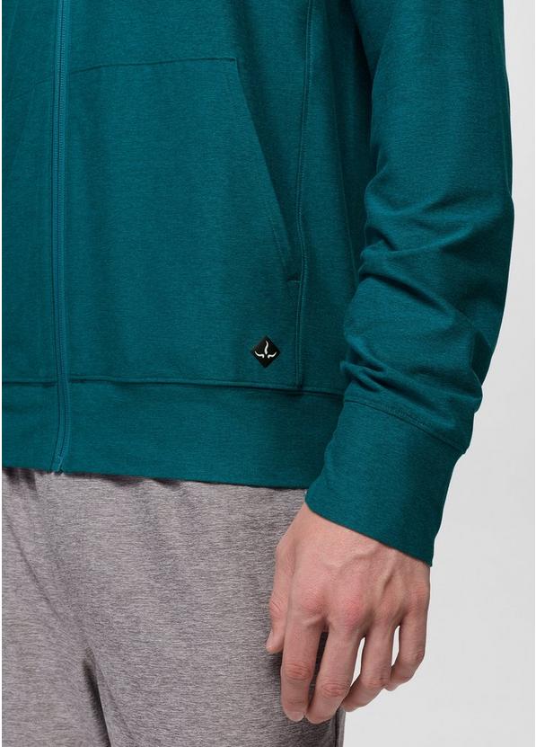 Altitude Tracker Light Full-Zip Hoodie, Color: Blue Coral Heather, image 5