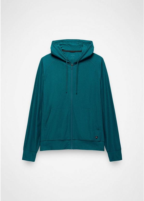 Altitude Tracker Light Full-Zip Hoodie, Color: Blue Coral Heather, image 7