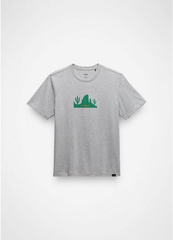 Desert Lover Journeyman Short Sleeve Graphic Tee, Color: Heather Grey, image 5