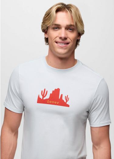 Desert Lover Journeyman Short Sleeve Graphic Tee, Color: Soft White, image 7