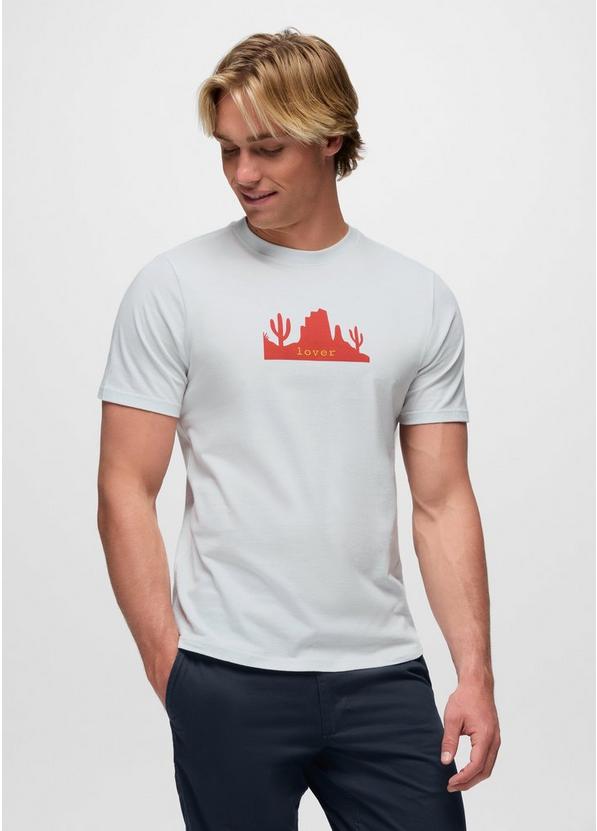 Desert Lover Journeyman Short Sleeve Graphic Tee, Color: Soft White, image 1