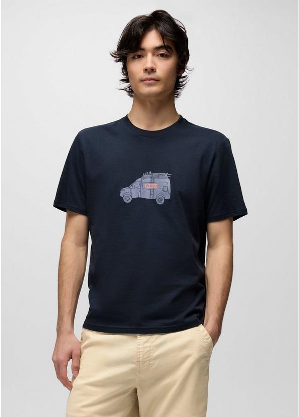 Van Life Journeyman Short Sleeve Graphic Tee, Color: Nautical, image 1