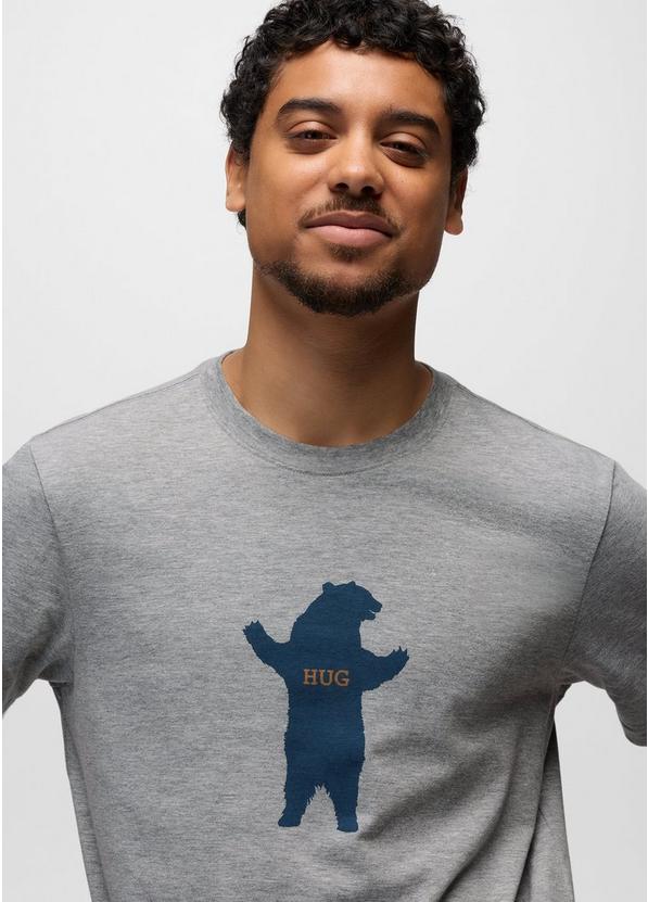 Bear Squeeze Journeyman Short Sleeve Graphic Tee, Color: Heather Grey, image 3