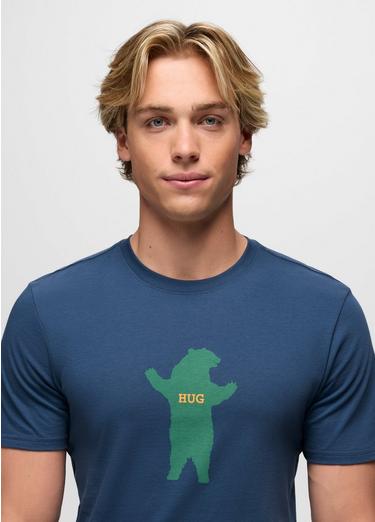 Bear Squeeze Journeyman Short Sleeve Graphic Tee, Color: Bluff Blue, image 3