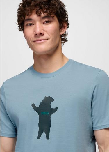 Bear Squeeze Journeyman Short Sleeve Graphic Tee, Color: Glacier Skies, image 7
