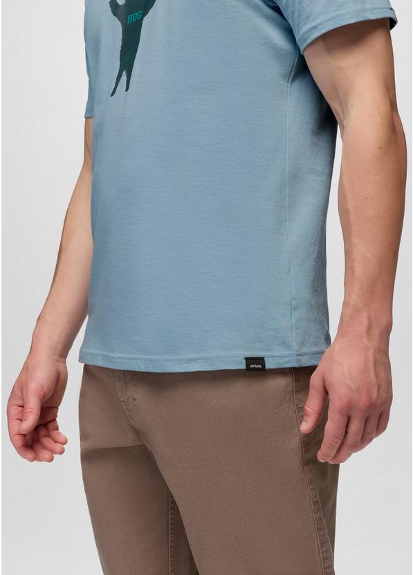 Bear Squeeze Journeyman Short Sleeve Graphic Tee, Color: Glacier Skies, image 4