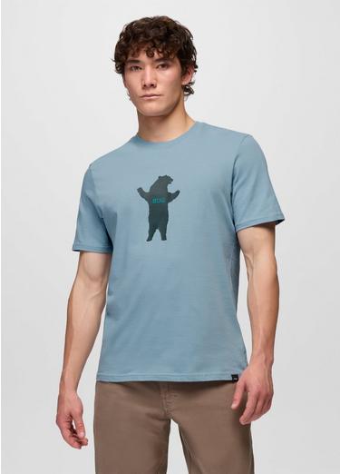 Bear Squeeze Journeyman Short Sleeve Graphic Tee, Color: Glacier Skies, image 5