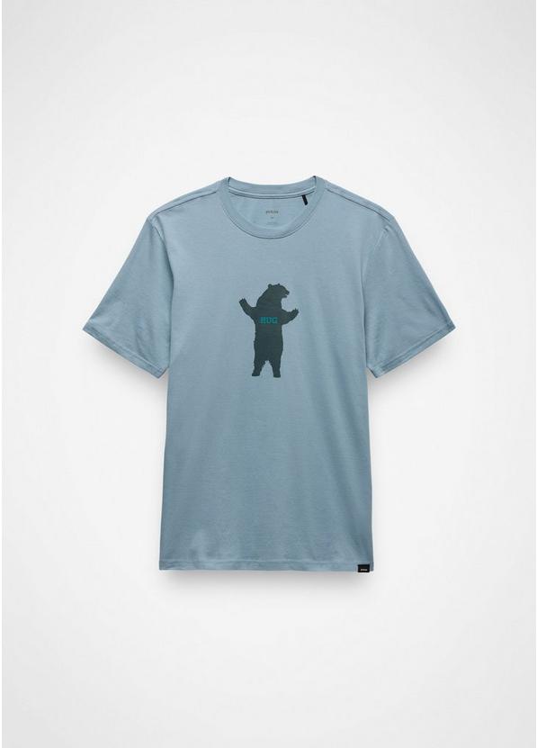 Bear Squeeze Journeyman Short Sleeve Graphic Tee, Color: Glacier Skies, image 6