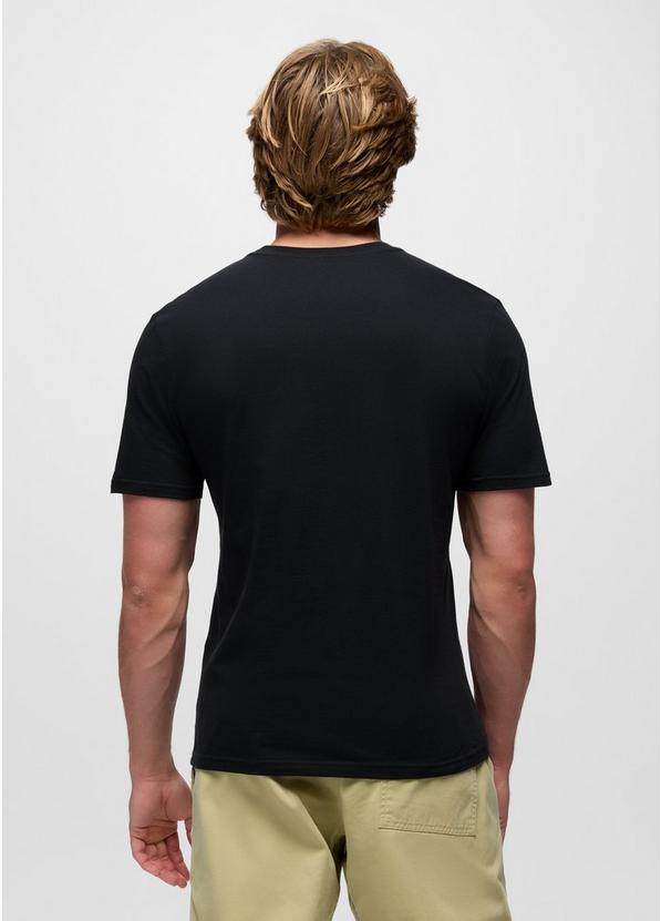 prAna Lifeworks Short Sleeve Graphic Tee, Color: Black, image 2