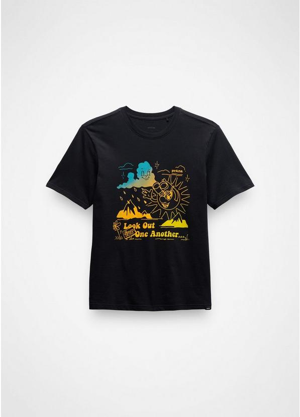 prAna Lifeworks Short Sleeve Graphic Tee, Color: Black, image 5