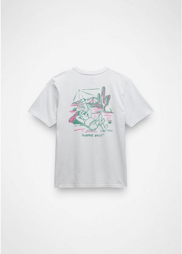 prAna Sol Scape Short Sleeve Graphic Tee, Color: Soft White, image 6