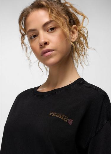 Everyday Good Vibes Oversize Graphic Tee, Color: Black, image 3