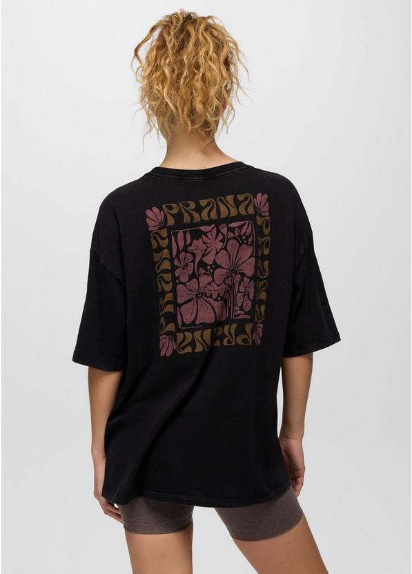 Everyday Good Vibes Oversize Graphic Tee, Color: Black, image 5