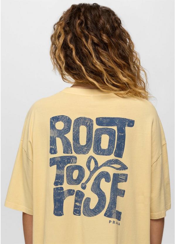 Everyday Root To Rise Oversize Graphic Tee, Color: Vanilla Bean, image 2