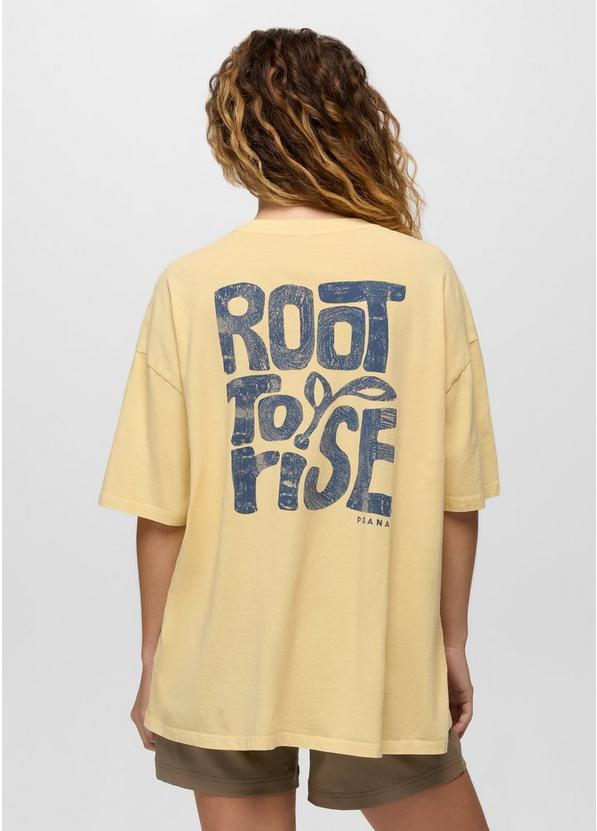 Everyday Root To Rise Oversize Graphic Tee, Color: Vanilla Bean, image 4