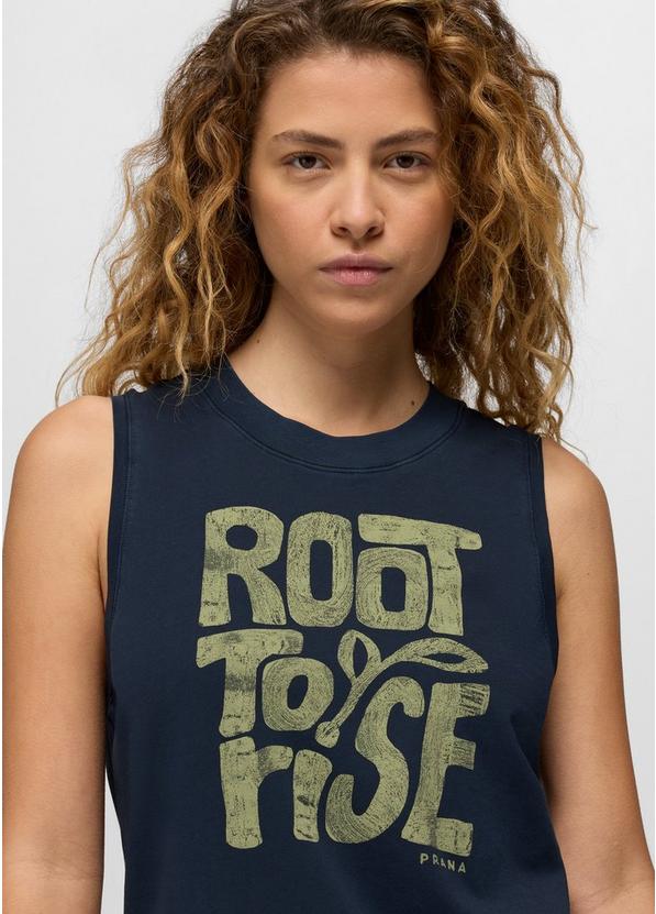 Everyday Root To Rise Graphic Tank, Color: Nautical, image 2