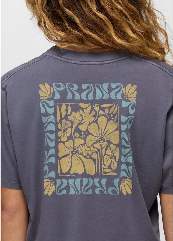 Everyday Good Vibes Crop Graphic Tee, Color: Taro, image 2