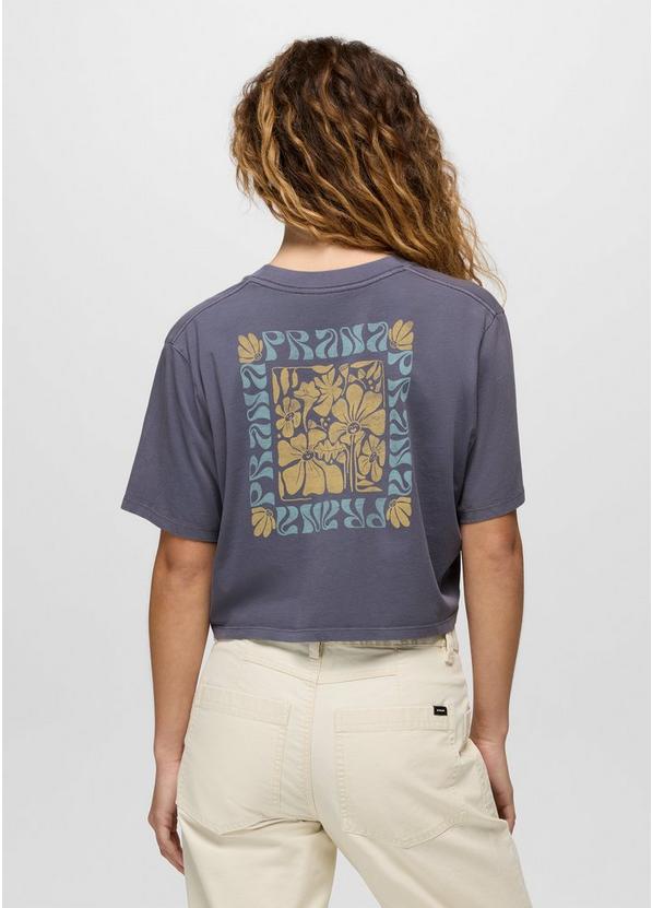 Everyday Good Vibes Crop Graphic Tee, Color: Taro, image 5