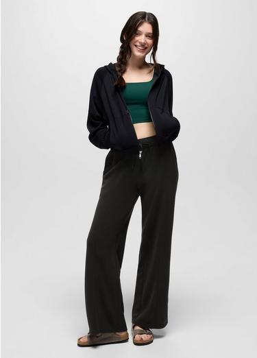 Shea Soft Drawstring Wide Leg Pant, Color: Black, image 5