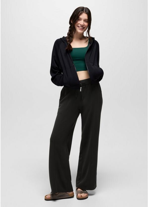 Shea Soft Drawstring Wide Leg Pant, Color: Black, image 1