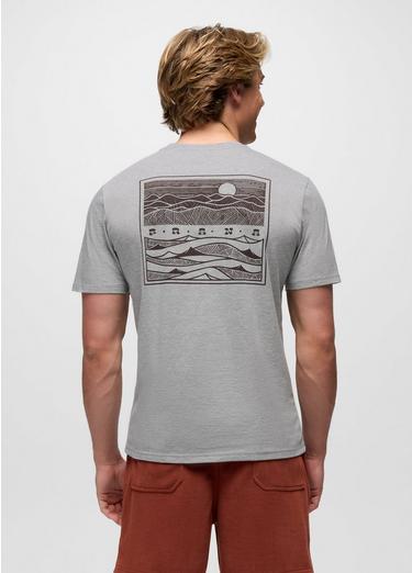 prAna Valley Lookout Short Sleeve Graphic Tee, Color: Heather Grey, image 6