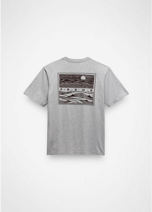 prAna Valley Lookout Short Sleeve Graphic Tee, Color: Heather Grey, image 5