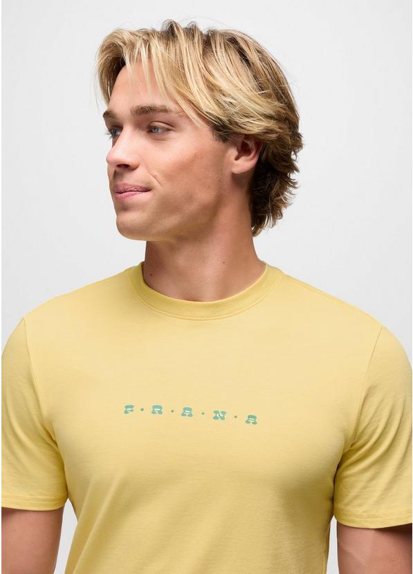 prAna Valley Lookout Short Sleeve Graphic Tee, Color: Vanilla Bean, image 3