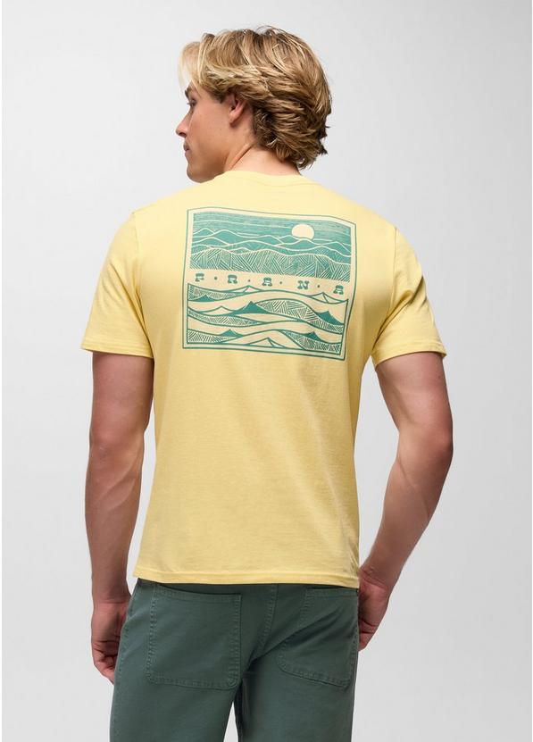 prAna Valley Lookout Short Sleeve Graphic Tee, Color: Vanilla Bean, image 2