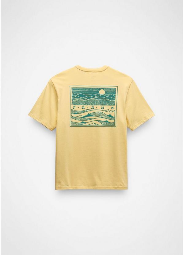 prAna Valley Lookout Short Sleeve Graphic Tee, Color: Vanilla Bean, image 7