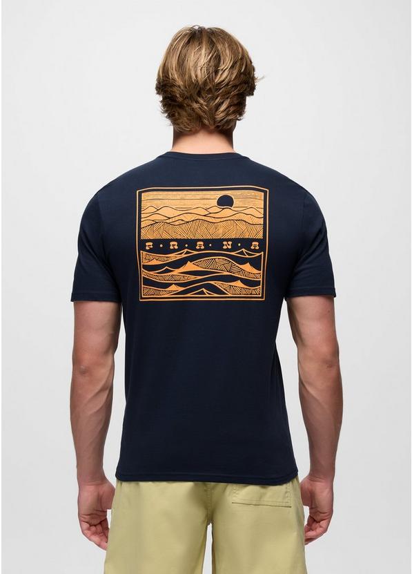prAna Valley Lookout Short Sleeve Graphic Tee, Color: Nautical, image 2