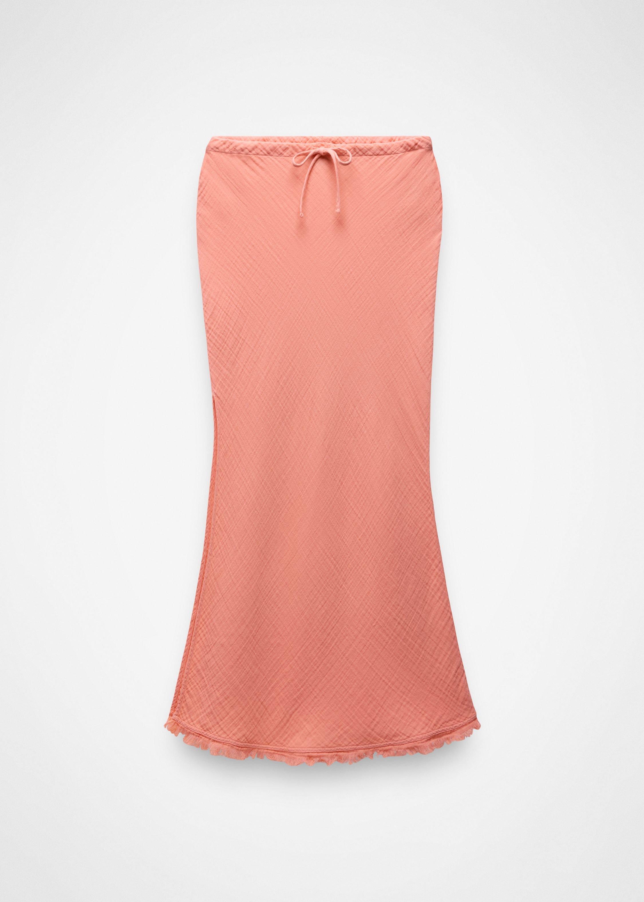 Womens prAna Hideaways Maxi Skirt - Soft Guava