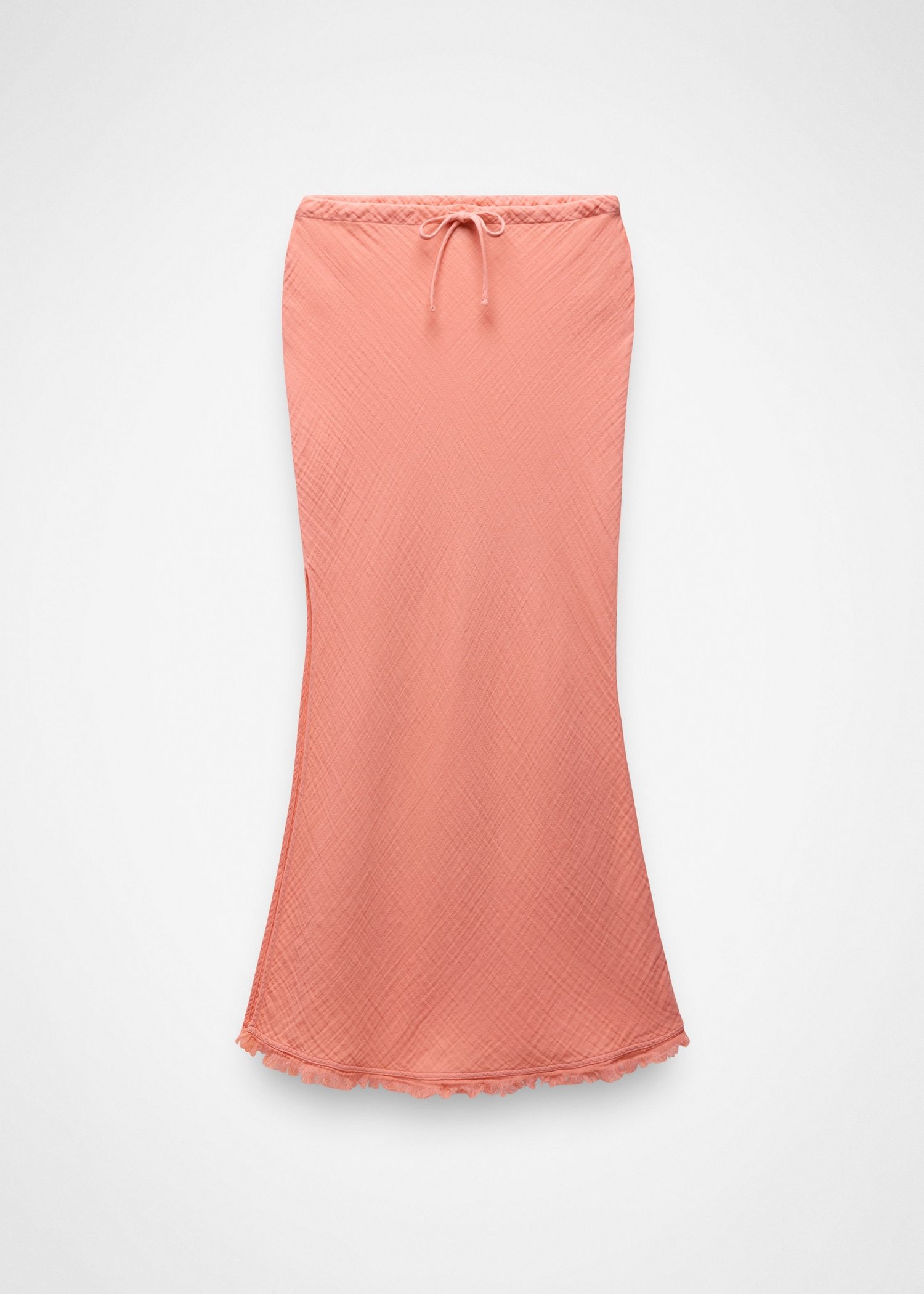 Womens prAna Hideaways Maxi Skirt - Soft Guava