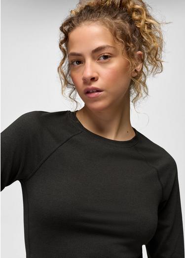 Heavana Long Sleeve, Color: Black Heather, image 3