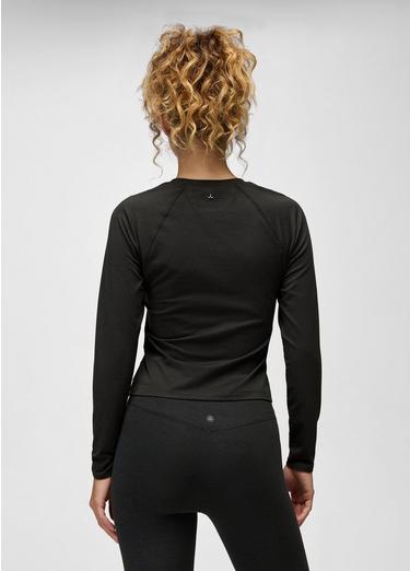Heavana Long Sleeve, Color: Black Heather, image 2