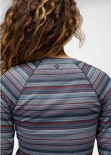 Heavana Long Sleeve, Color: Nautical Microstripe, image 8