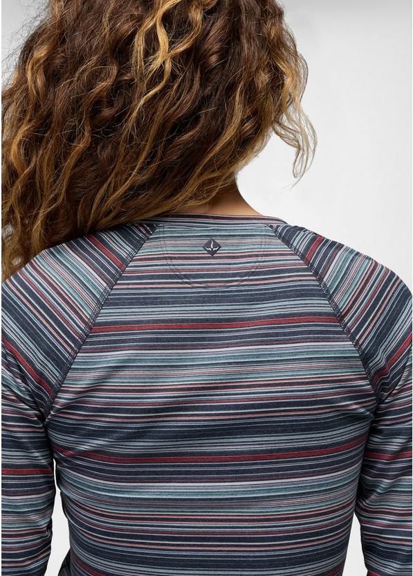 Heavana Long Sleeve, Color: Nautical Microstripe, image 3