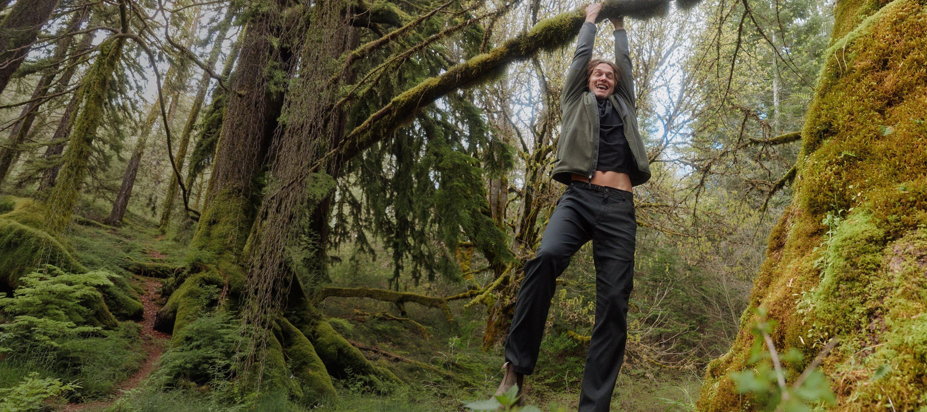 An image showing prAna's men's pant guide