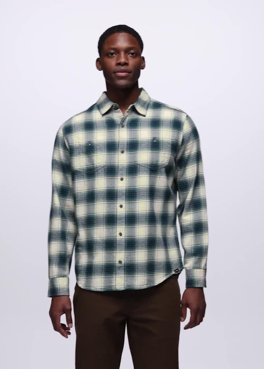 Dolberg Flannel Shirt, Color: Blue Coral